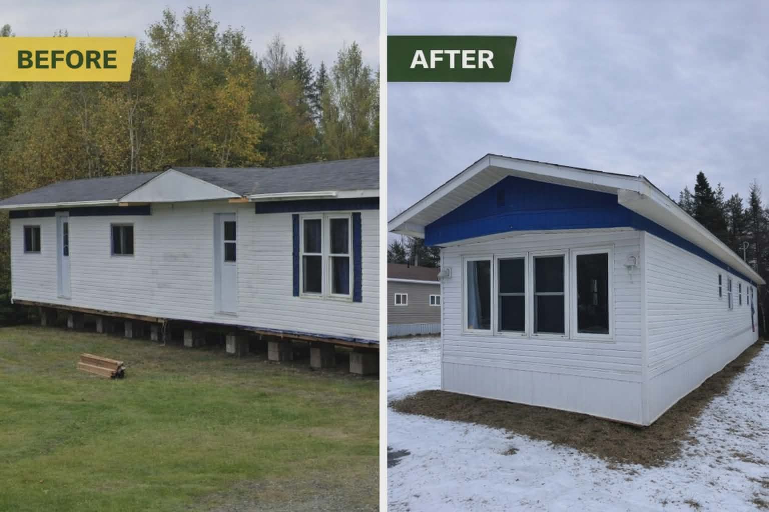 Skirting Replacement — Miramichi project by Helping Hands
